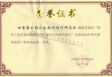 黄河干流防洪可研报告-咨询一等奖（纸质）
